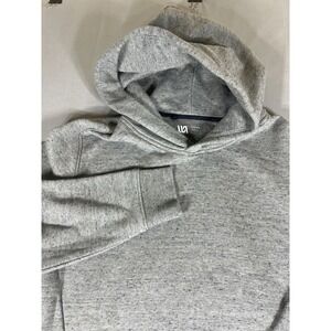 Mens Gray Pullover Hoodie Size Large LA Activewear Sweatshirt Casual Basic
